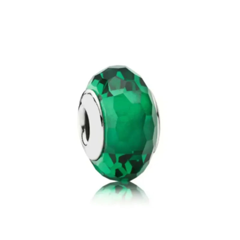Murano Glass & Heart Charms – 925 Sterling Silver