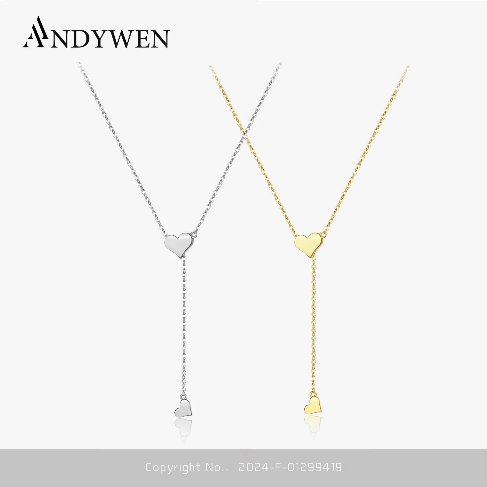 Heart Pendant Necklace – 925 Sterling Silver