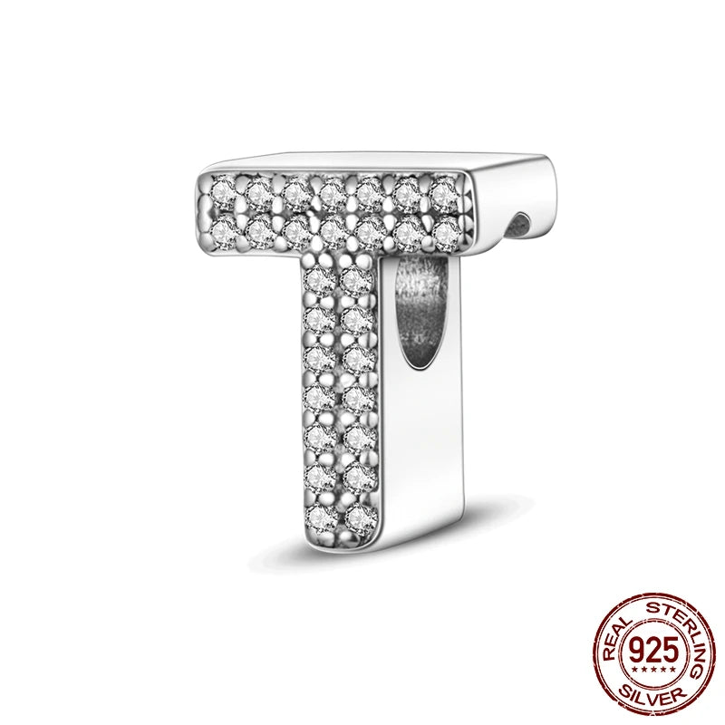 Personalised Alphabet Beads – 925 Sterling Silver