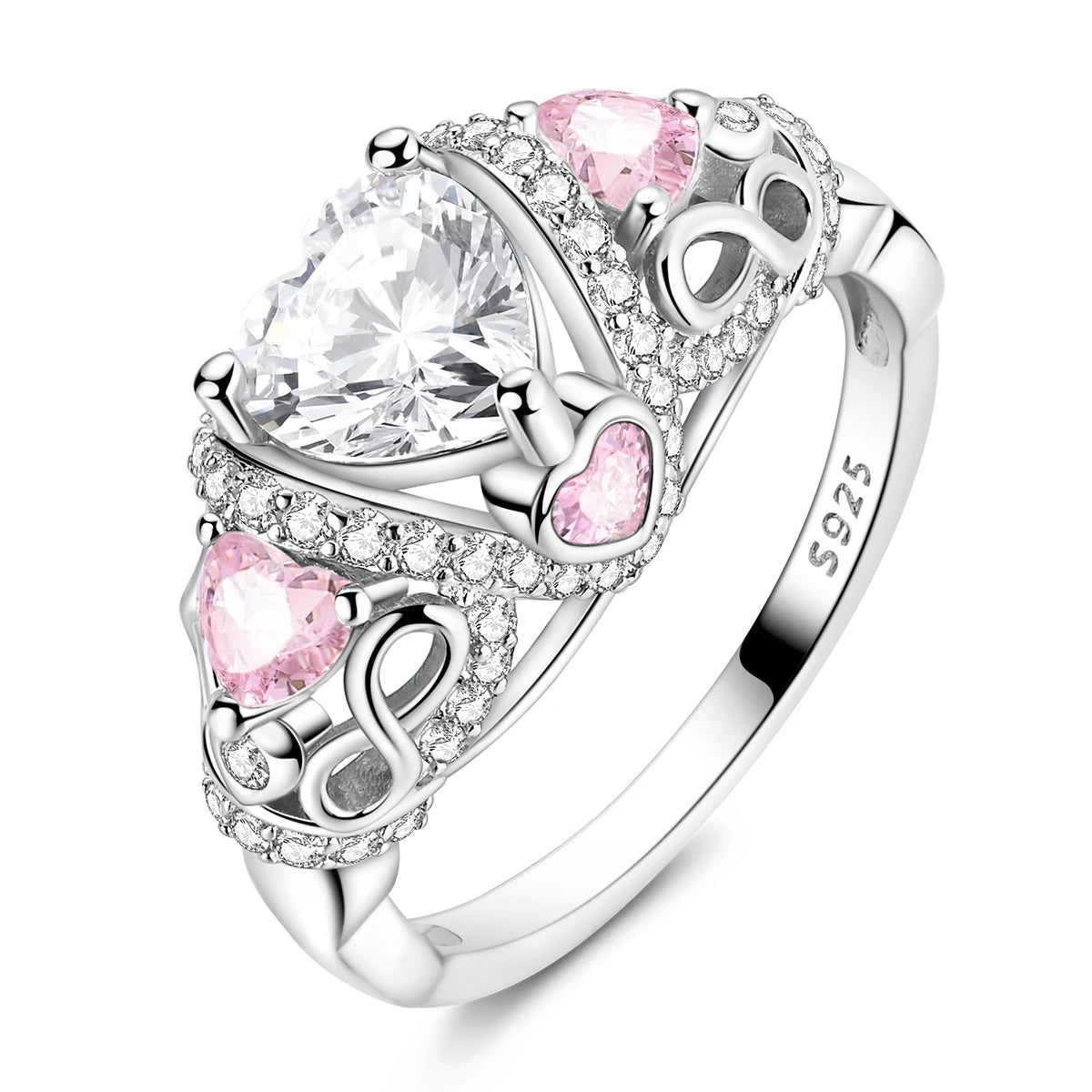 Spark 925 Sterling Silver Cocktail Ring
