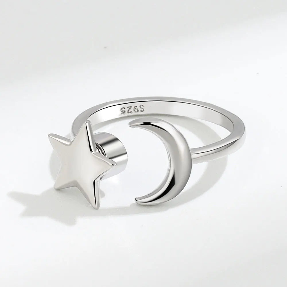 Sunflower Rotatable Ring Sterling Silver