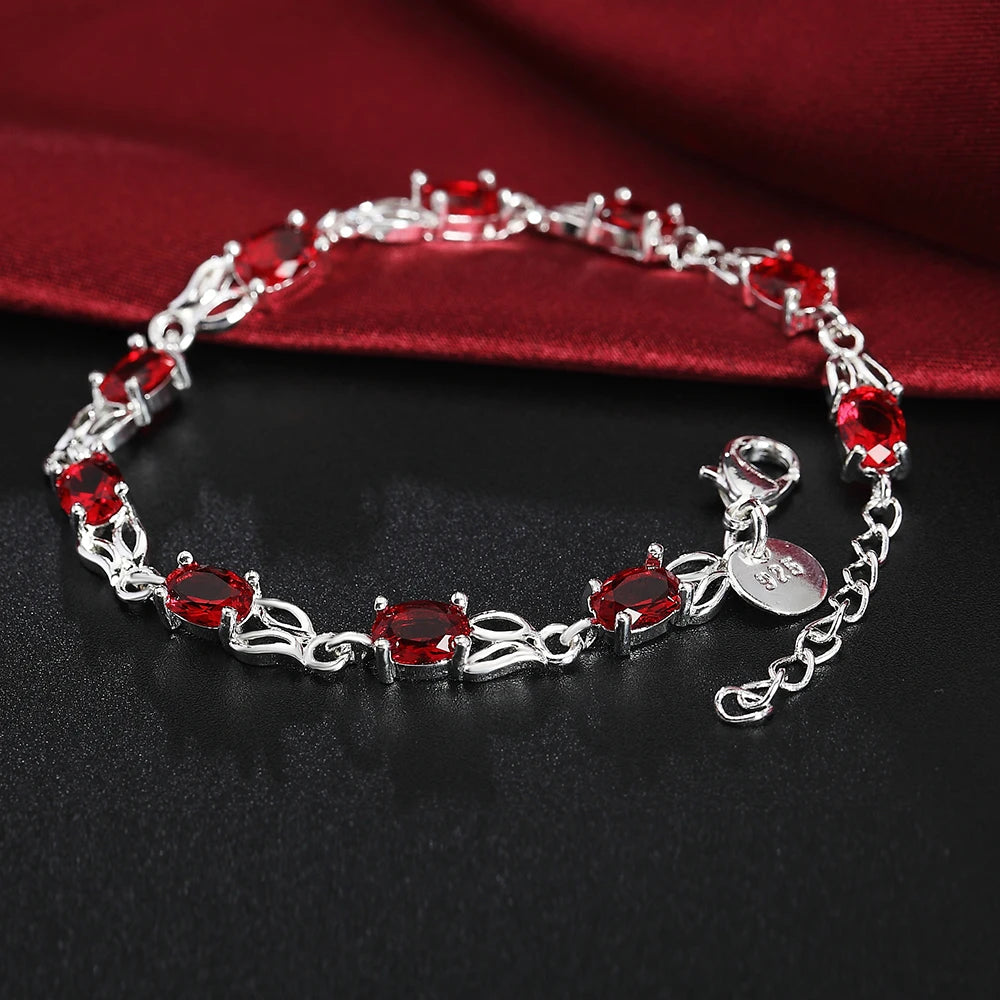 Twisted Rope Chain Bracelet –  925 Sterling Silver