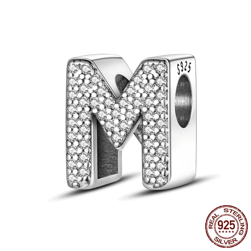 Personalised Alphabet Beads – 925 Sterling Silver