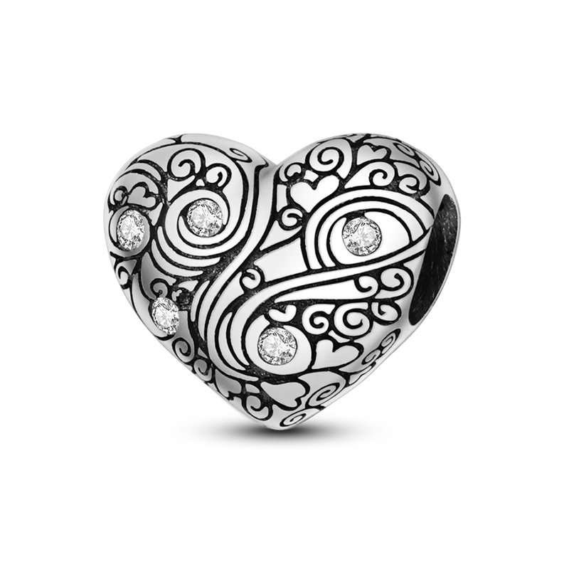 Zircon Charm – 925 Sterling Silver