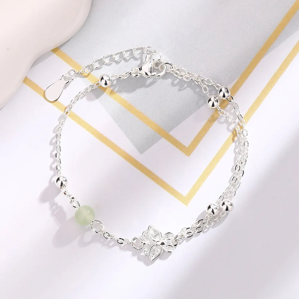 Love Heart Bracelet  – Sterling Silver