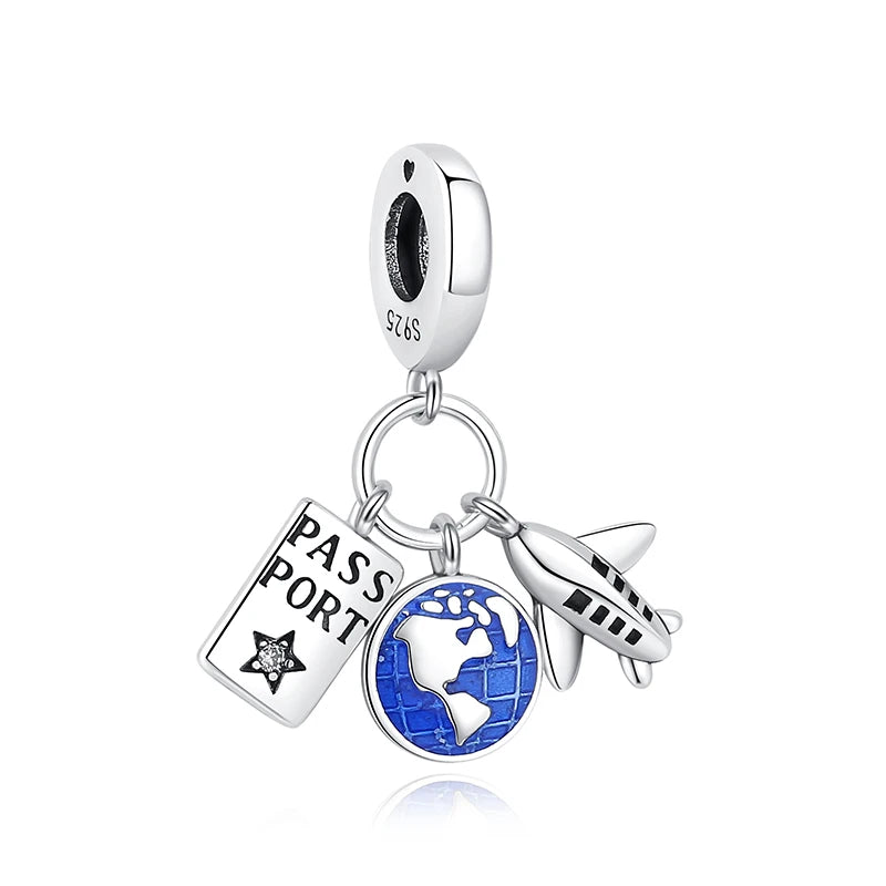 Wanderlust Charms  –  925 Sterling Silver