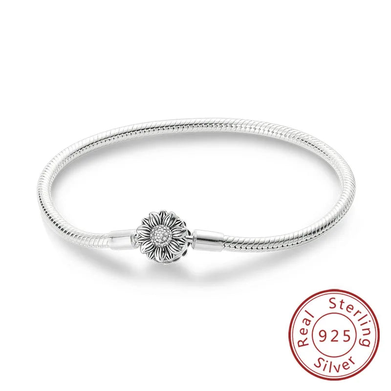 Garden of Hearts Bracelet –  925 Sterling Silver
