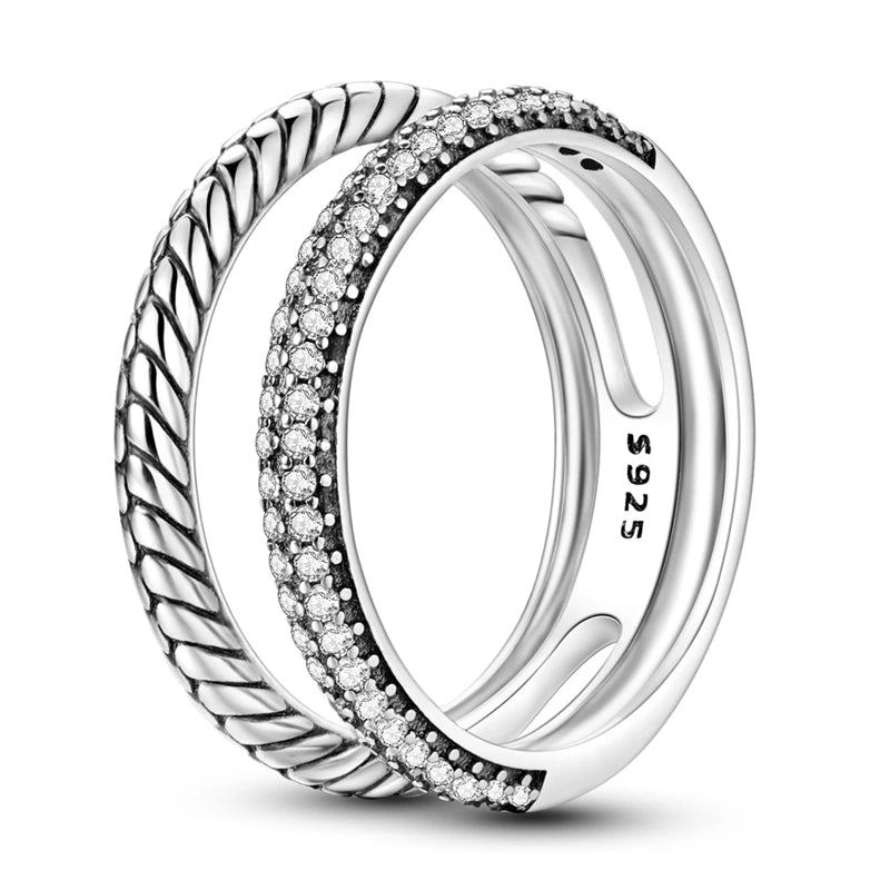 Spark 925 Sterling Silver Cocktail Ring