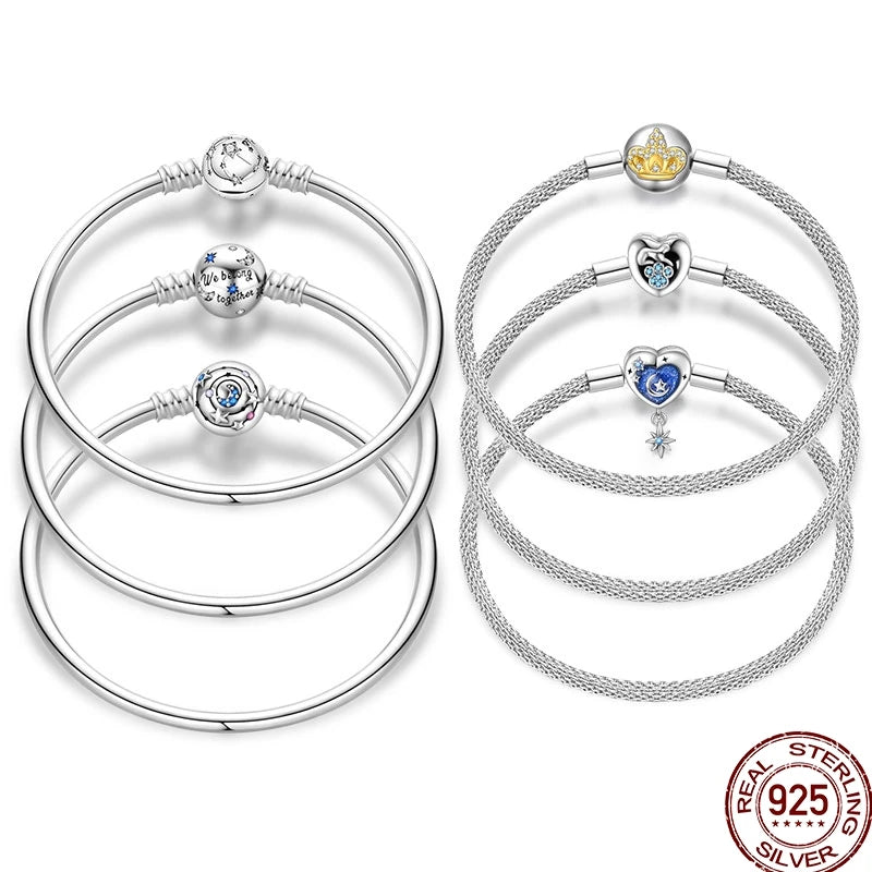 Infinity Glow Bracelet  –  925 Sterling Silver