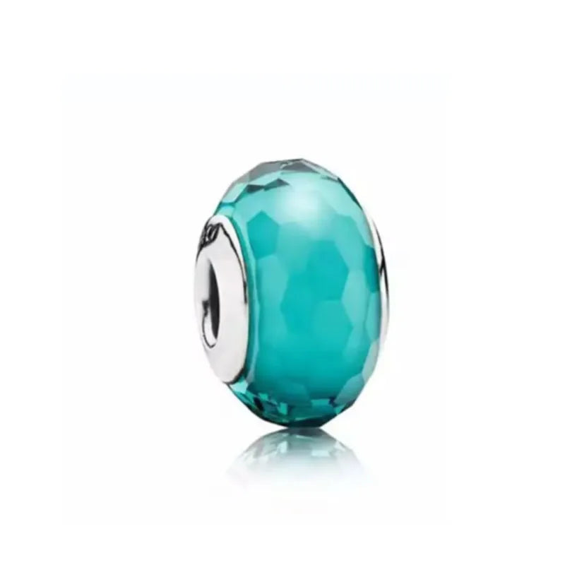 Murano Glass & Heart Charms – 925 Sterling Silver