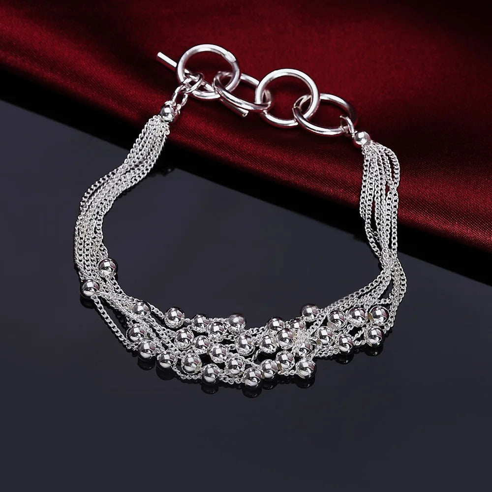 Twisted Rope Chain Bracelet –  925 Sterling Silver