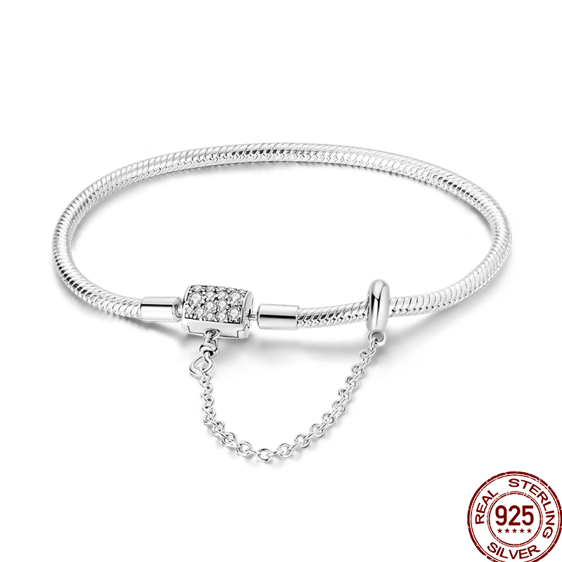 Infinity Glow Bracelet  –  925 Sterling Silver