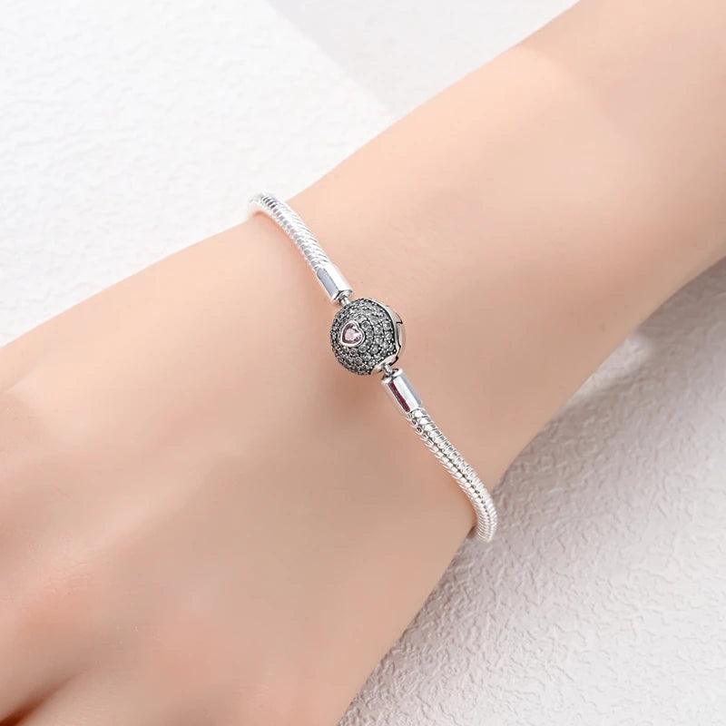 Garden of Hearts Bracelet –  925 Sterling Silver
