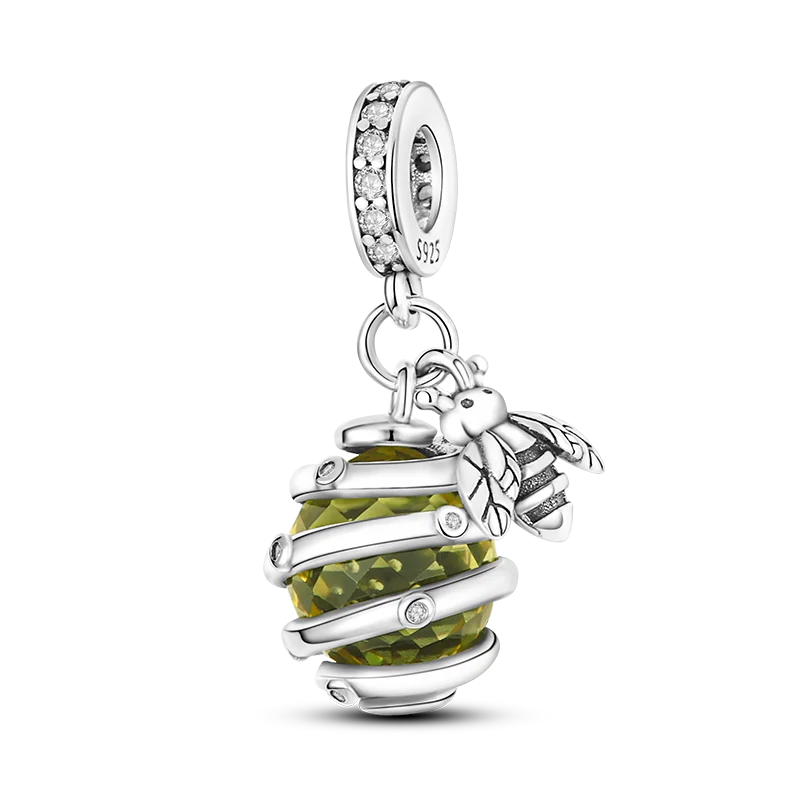 Zircon Charm – 925 Sterling Silver