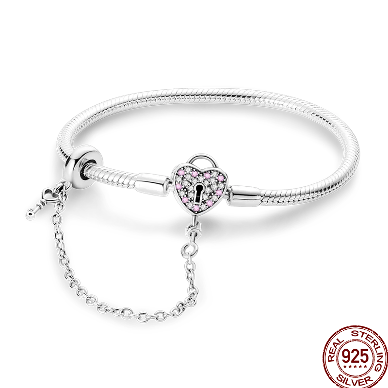 Infinity Glow Bracelet  –  925 Sterling Silver