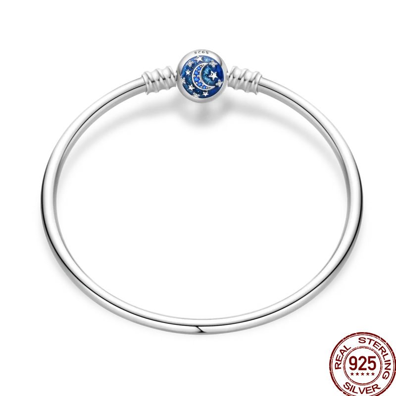 Infinity Glow Bracelet  –  925 Sterling Silver