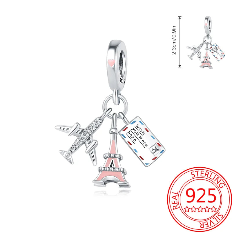 Eiffel Tower Charm –  925 Sterling Silver