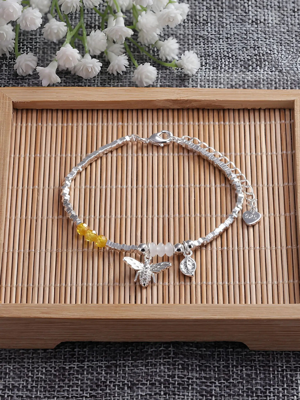 Love Heart Bracelet  – Sterling Silver