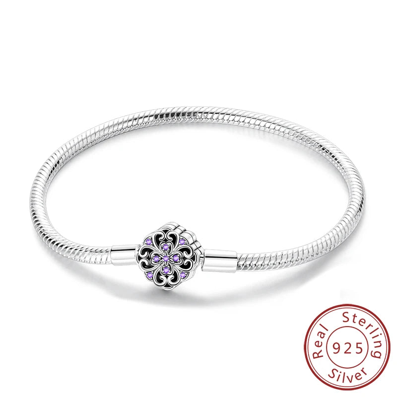 Garden of Hearts Bracelet –  925 Sterling Silver