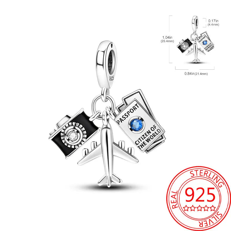 Eiffel Tower Charm –  925 Sterling Silver