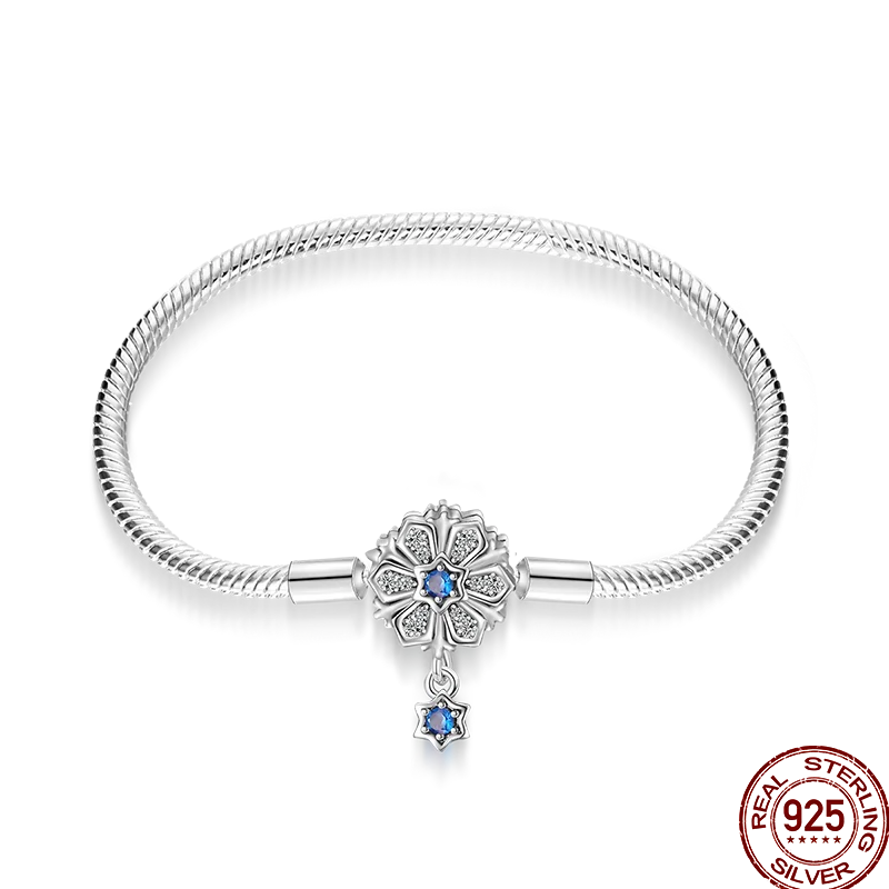 Infinity Glow Bracelet  –  925 Sterling Silver