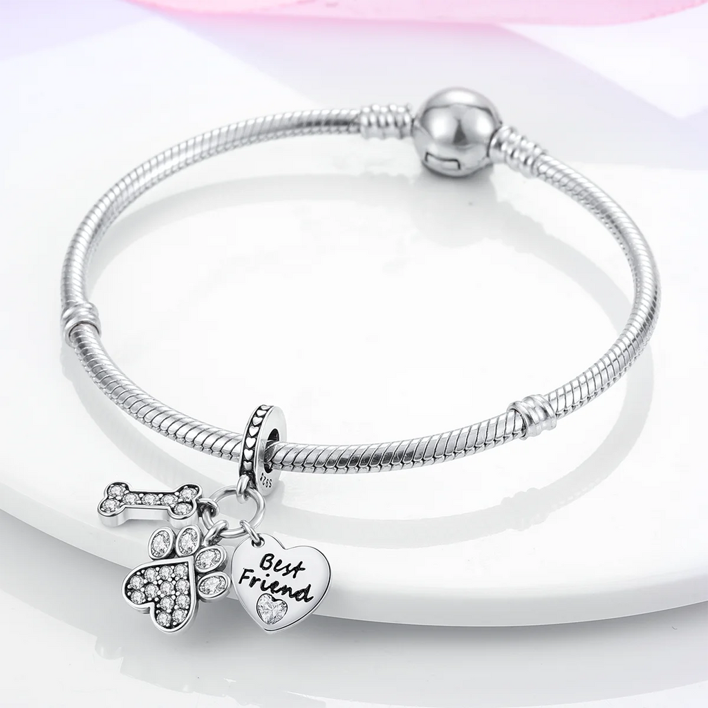 Zircon Charm – 925 Sterling Silver