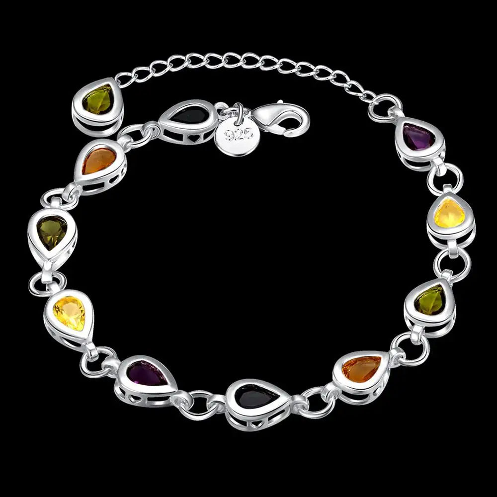 Twisted Rope Chain Bracelet –  925 Sterling Silver