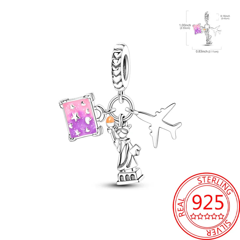 Eiffel Tower Charm –  925 Sterling Silver