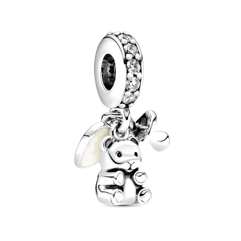 White Series Charms – 925 Sterling Silver