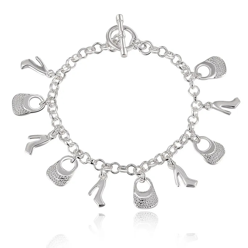 Twisted Rope Chain Bracelet –  925 Sterling Silver