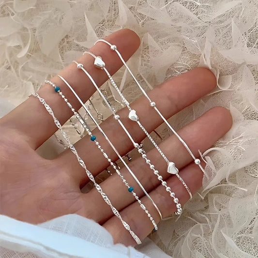 Ultra-Fine Line Bracelet – 925 Sterling Silver