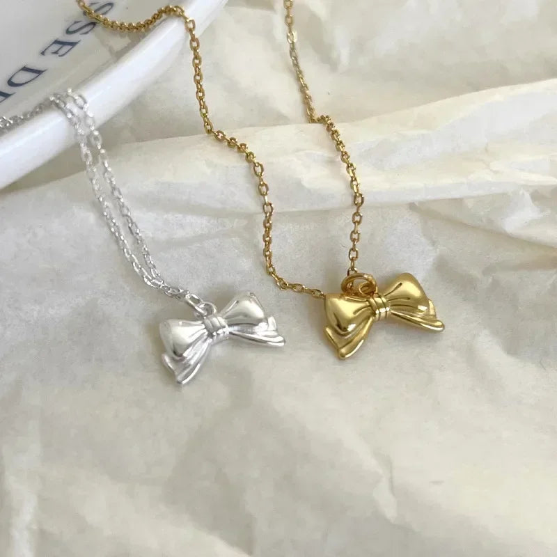 Crystal Butterfly Necklace – 925 Sterling Silver