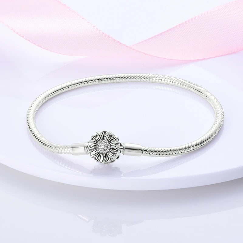 Garden of Hearts Bracelet –  925 Sterling Silver