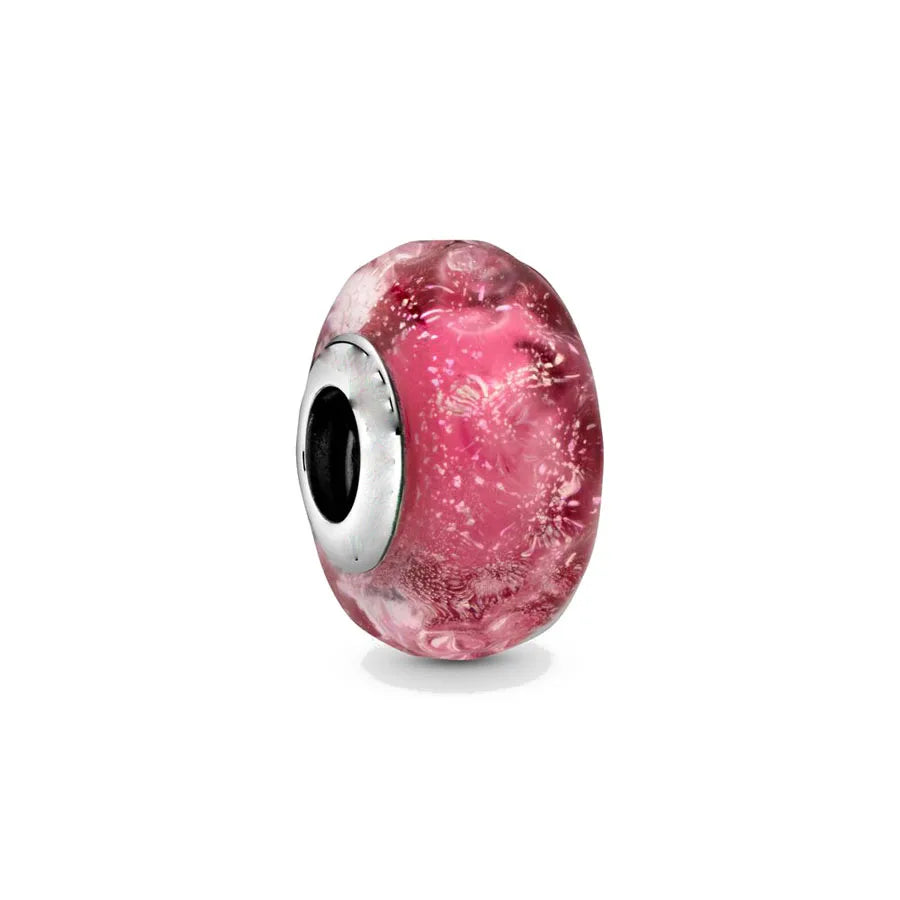Murano Glass & Heart Charms – 925 Sterling Silver