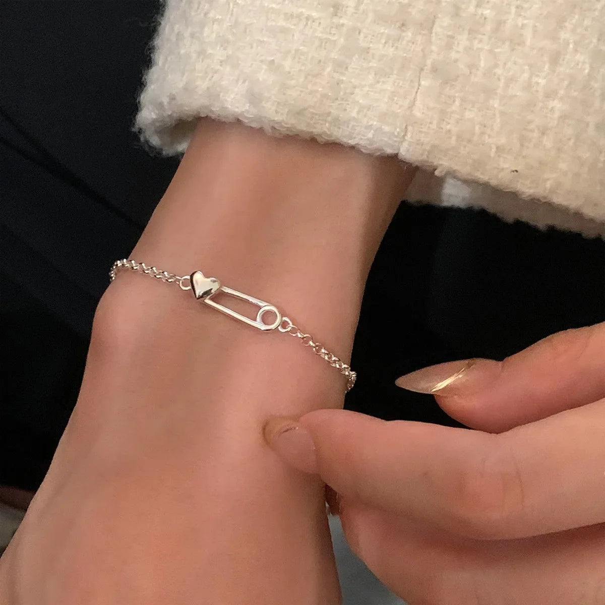 Ultra-Fine Line Bracelet – 925 Sterling Silver