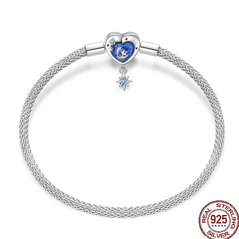 Infinity Glow Bracelet  –  925 Sterling Silver