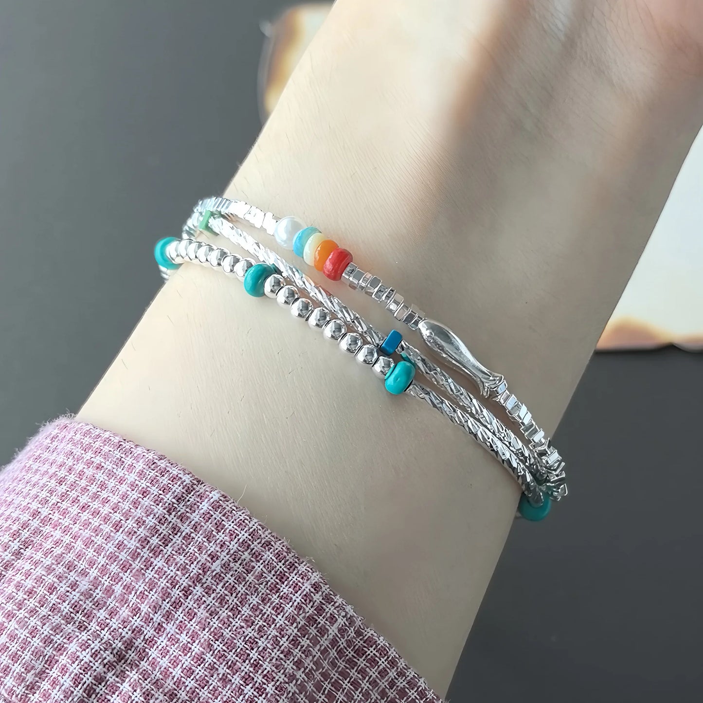 Love Heart Bracelet  – Sterling Silver