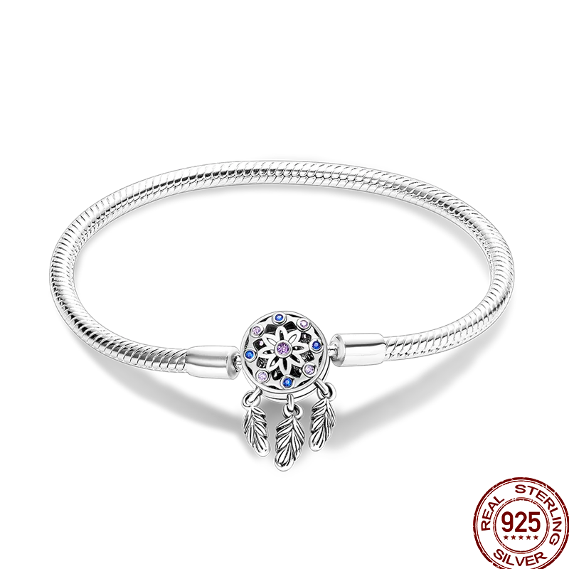 Infinity Glow Bracelet  –  925 Sterling Silver