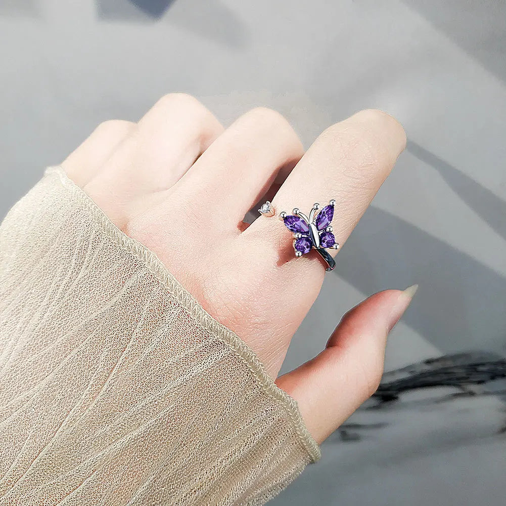 Sunflower Rotatable Ring Sterling Silver