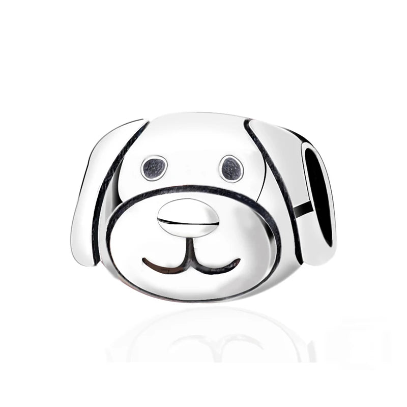 Paw print charm  – 925 Sterling Silver