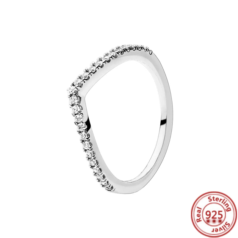 Sparkling Zircon Wings & Floral Detail – 925 Sterling Silver