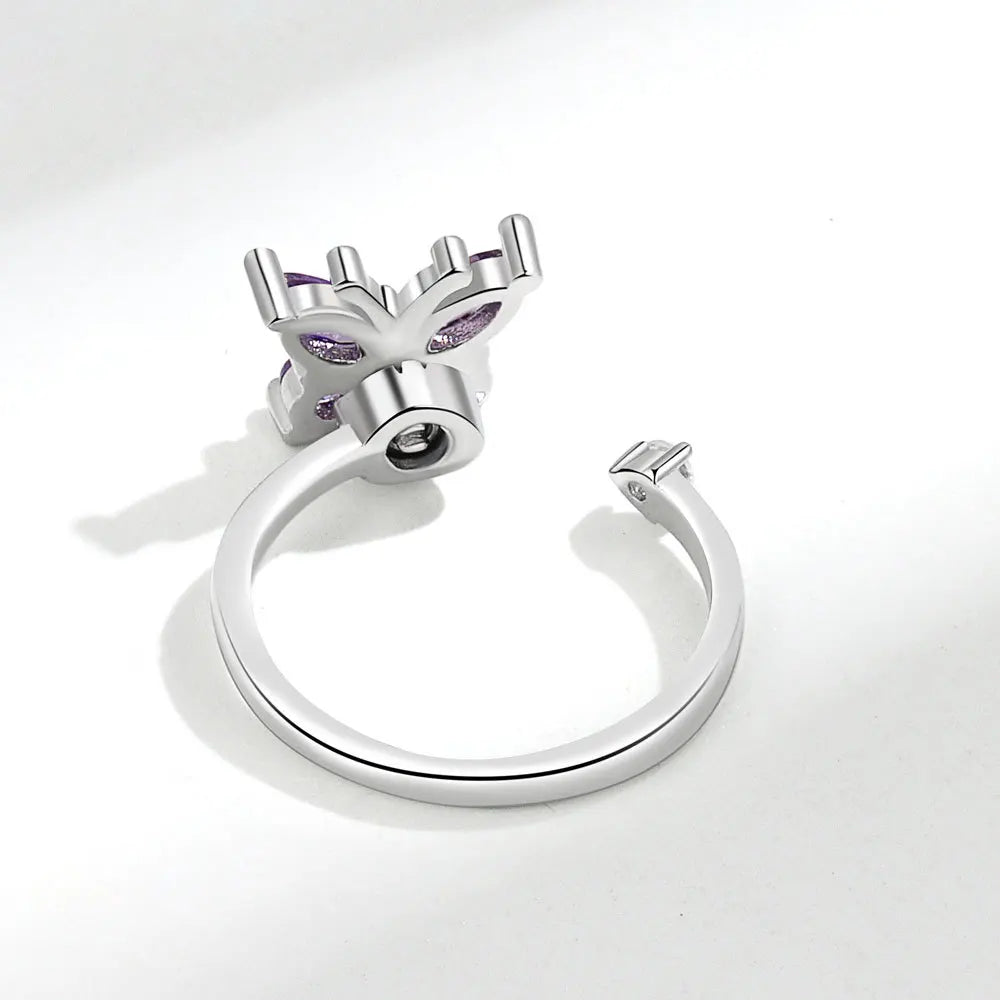 Sunflower Rotatable Ring Sterling Silver