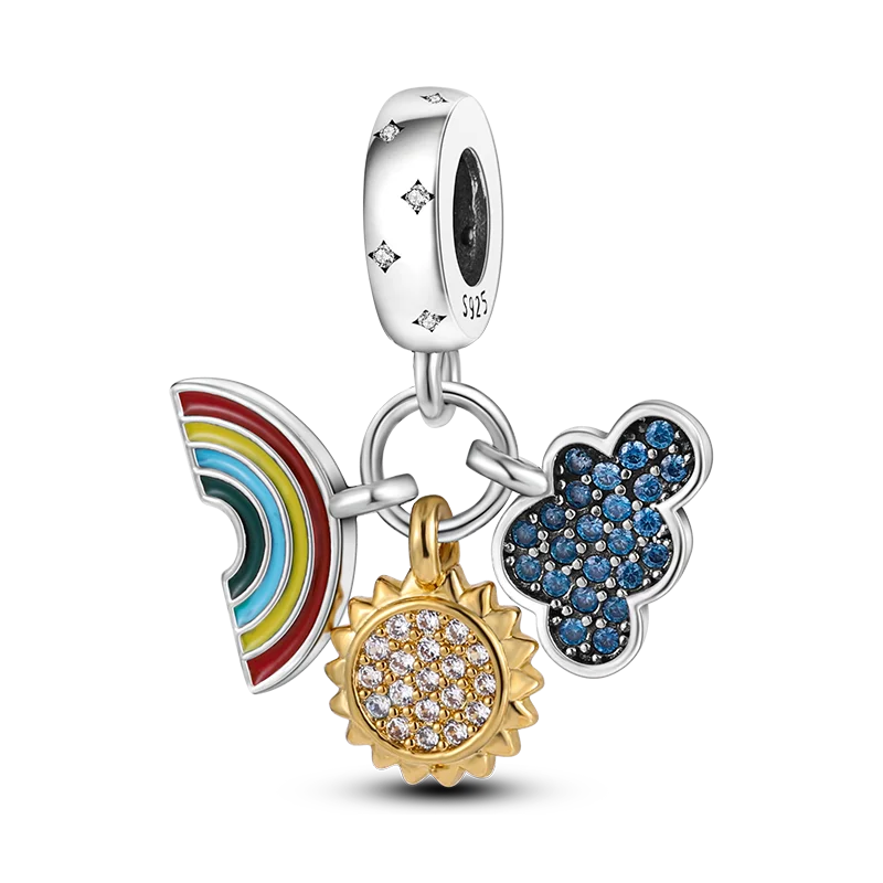Zircon Charm – 925 Sterling Silver