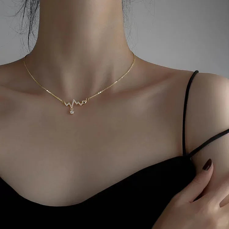 Crystal Butterfly Necklace – 925 Sterling Silver