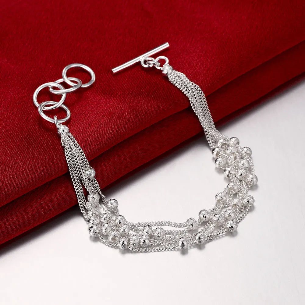 Twisted Rope Chain Bracelet –  925 Sterling Silver