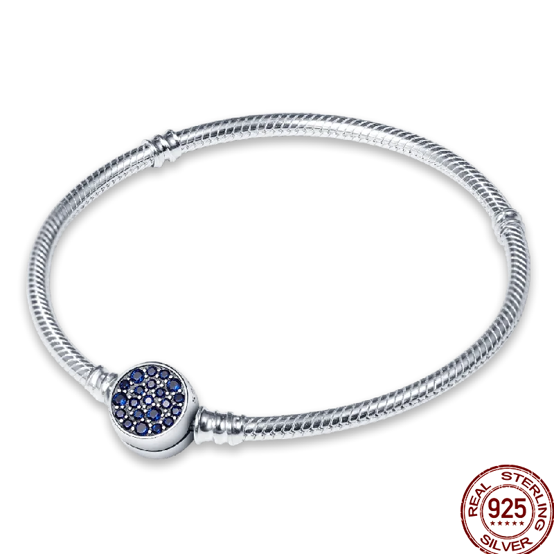 Infinity Glow Bracelet  –  925 Sterling Silver