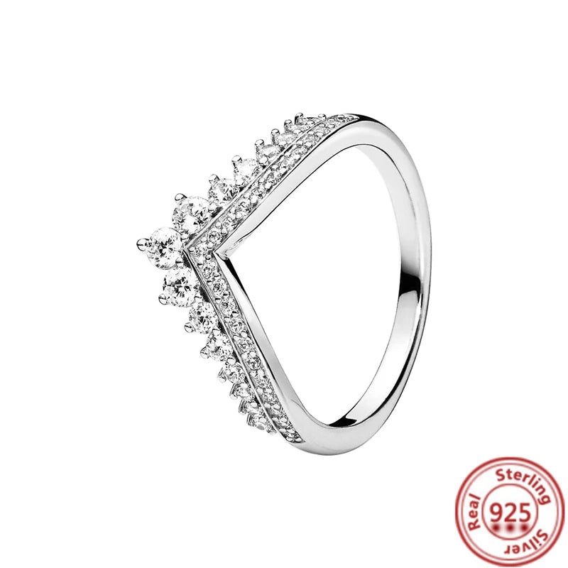 Sparkling Zircon Wings & Floral Detail – 925 Sterling Silver