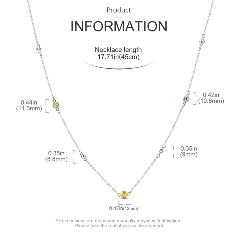 Celestial —  925 Sterling Silver Necklace