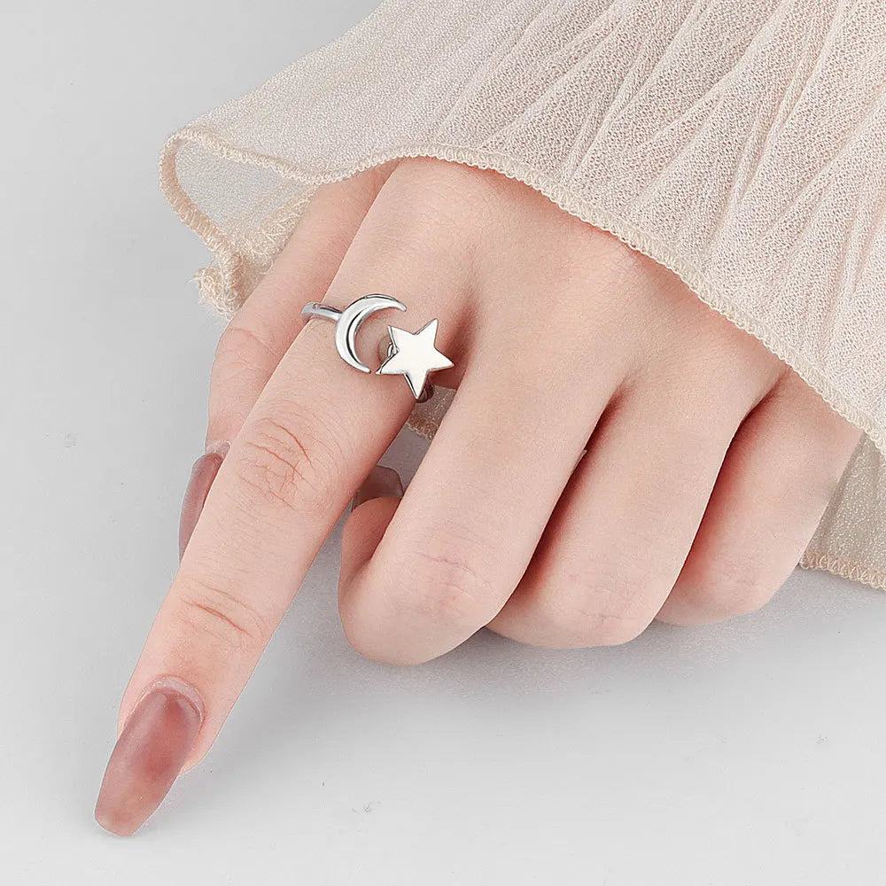 Sunflower Rotatable Ring Sterling Silver