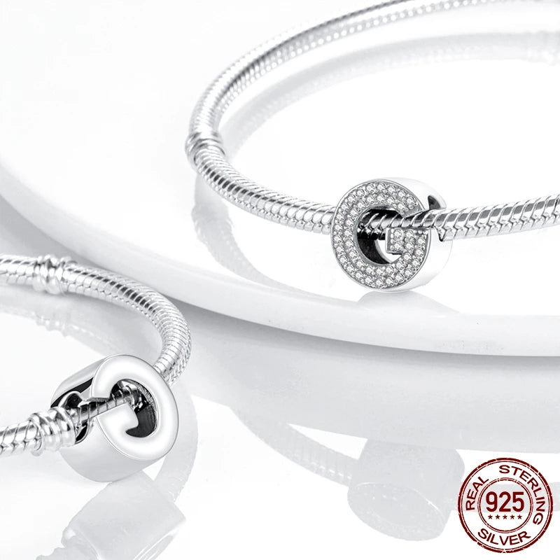 Personalised Alphabet Beads – 925 Sterling Silver